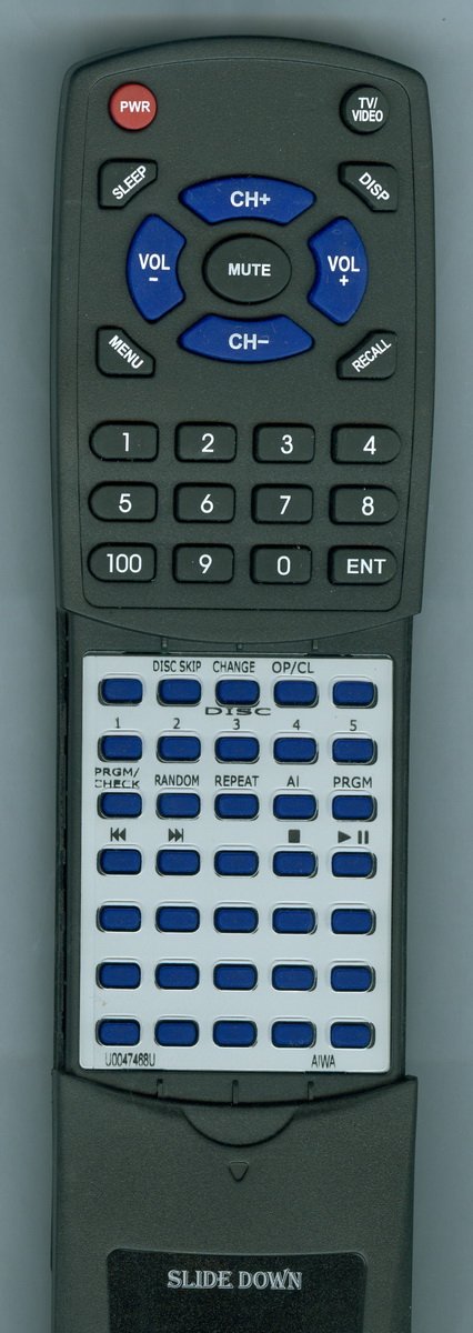 Amazon.com: Replacement Remote Control for AIWA XC37M, U0047468U